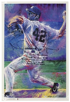 Mariano Rivera Signed LOPA Artist Proof Print With Huge Signature & Several Inscriptions